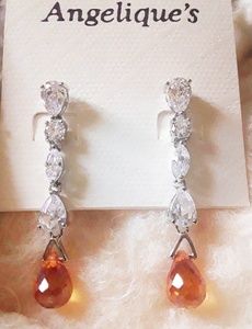 Crystal Teardrop Earrings